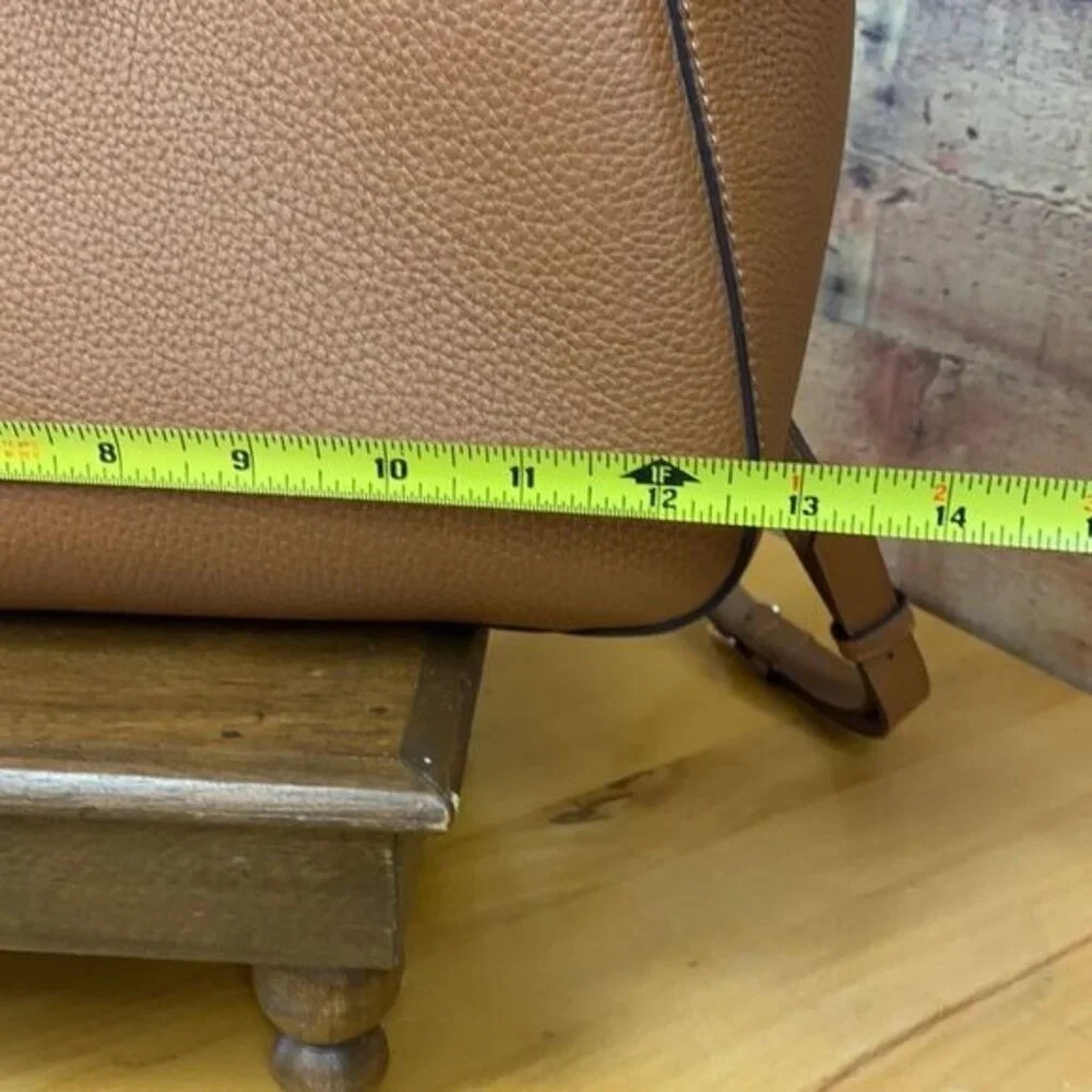Kate Spade Leila Saffiano Leather Backpack Tan Leather